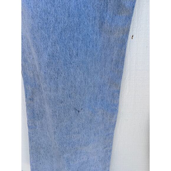 Princess Polly Wide Leg Jeans, Light‎ Wash, Size 4 - Picture 5 of 5